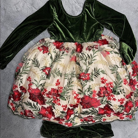 Mini Boho Noel dress & matching bloomer shorts size 10 - Picture 4 of 5